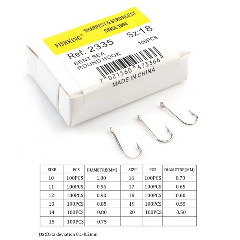 100 Pz/scatola Ami Da Pesca A Mano Ami Da Pesca Amo Spinato Con Anello Richiamo Ganci In Acciaio Ad Alto Tenore di Carbonio Accessori Per la Pesca Alla Carpa