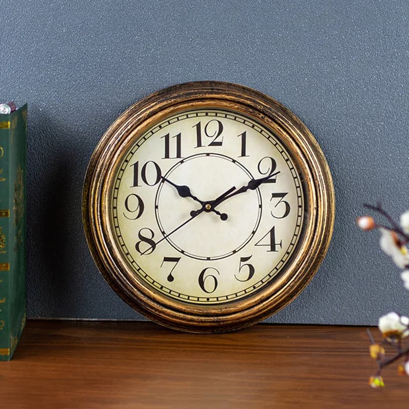 Retro Style Wall Living Room Clock Home Clock Wall Watch Personality
