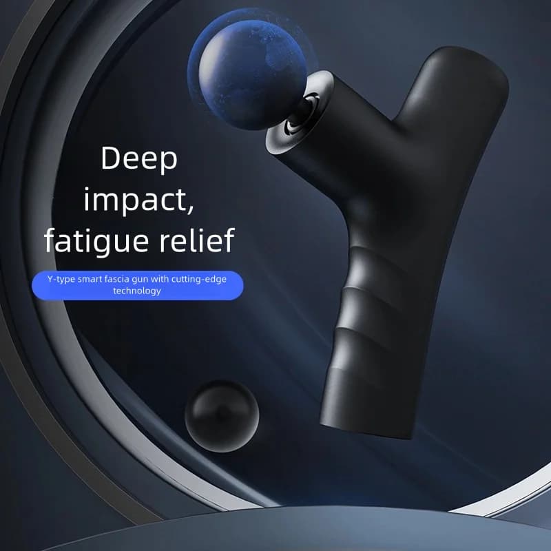 Home Fitness Muscle Massager Attachment Set for Full Body Relaxation Electric Fascia Gun Part with Portable Carrying Case