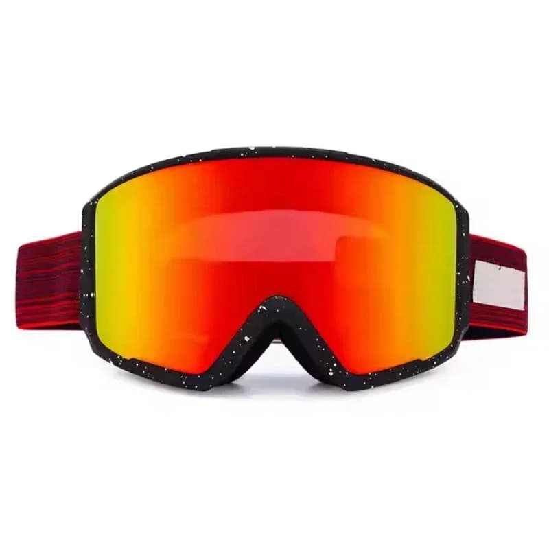 Occhiali riscaldati motoslitta, occhiali da sci elettrici antiappannamento con batteria ricaricabile per occhiali da neve per Snowboard per sport invernali per adulti