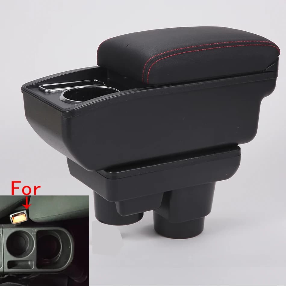 For FORD FIESTA Armrest Box for Ford Fiesta 2011 Car Armrest Central Storage Box Interior Dedicated Arm Support Auto Parts