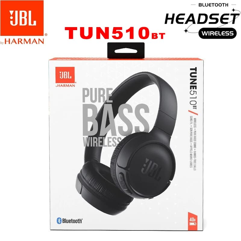 Cuffie Bluetooth Wireless Over-Ear JBL TUNE510BT - Cuffie con Cancellazione del Rumore per Musica, Gaming e Sport, Adatte a Tutti gli Usi