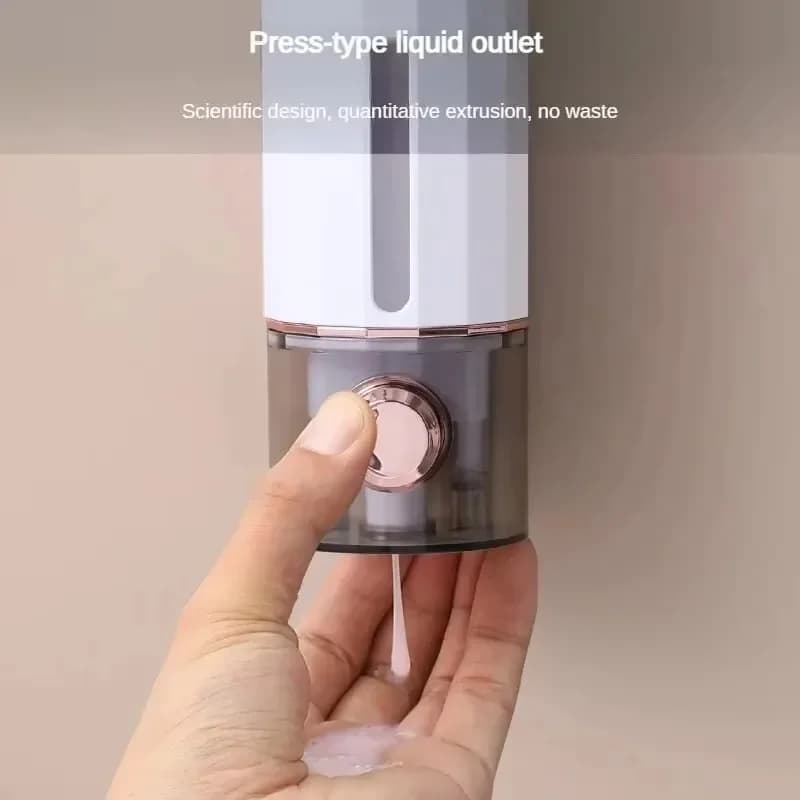Bathroom Push-type Soap Dispenser Without Punching Home Wall-mounted Hand Sanitizer Dispenser Hotel Shampoo And Shower Gel Box