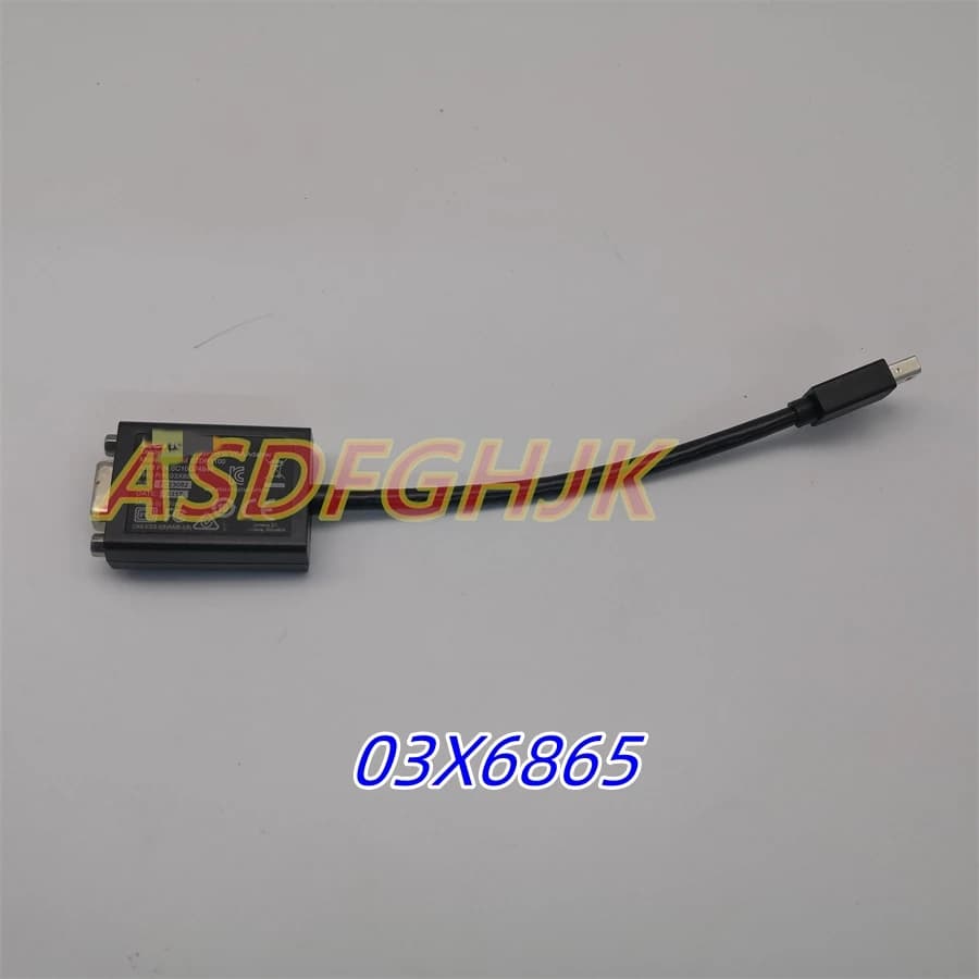 Per Lenovo ThinkPad Mini-DisplayPort a VGA Adattatore 0A36536 03X6865 SC10G74844 STM STDP3100 1920x1200 60Hz Nero 100% Perfetto