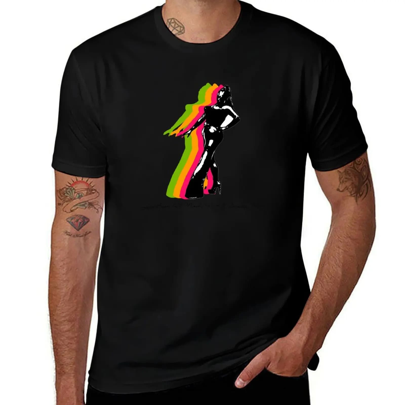 T-shirt Leigh Bowery T-shirt di grandi dimensioni per uso quotidiano