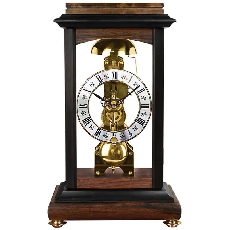 Pendolo da soggiorno, pendolo da tavolo, decorazione da tavolo, cornice Bogu, orologio da tavolo meccanico