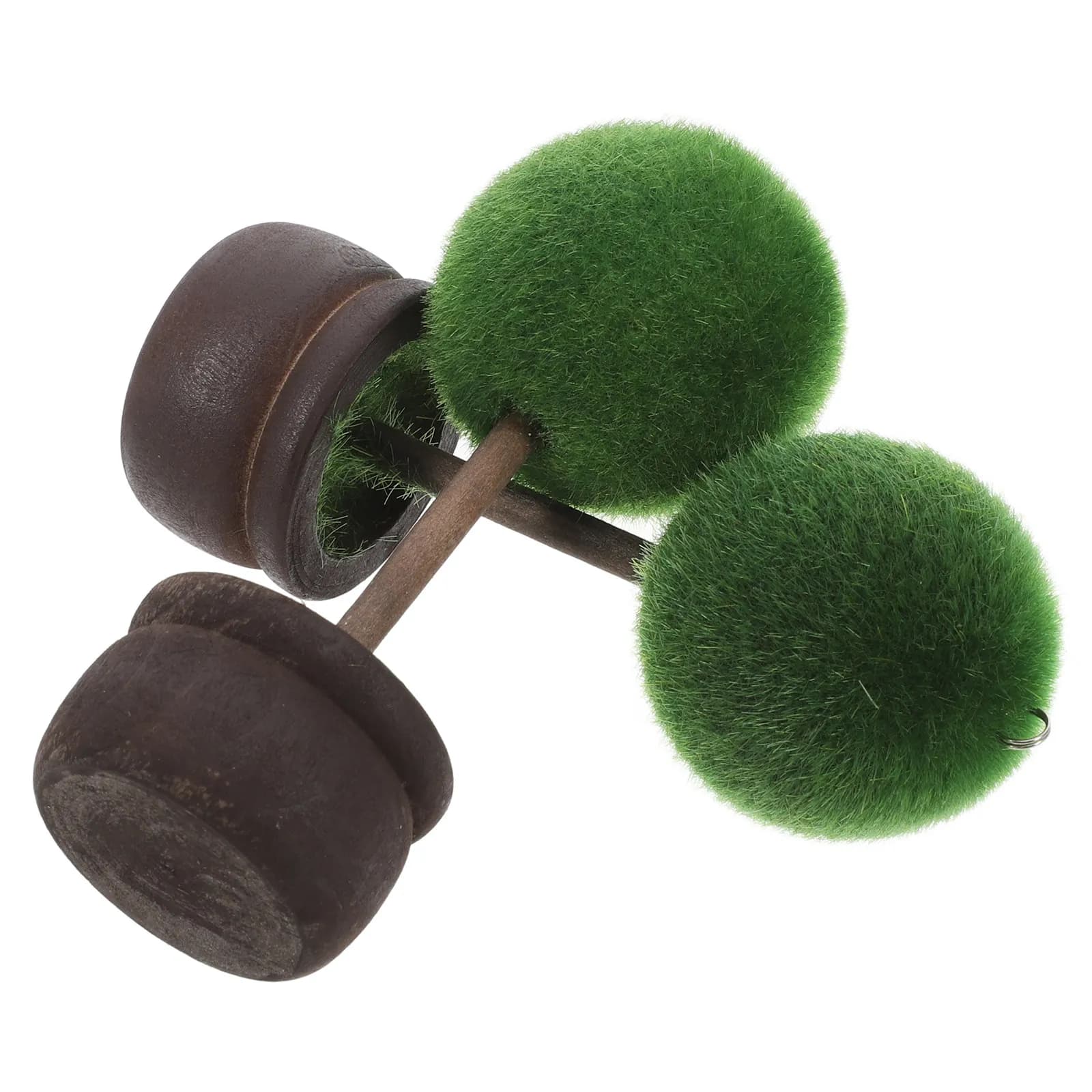 2Pcs Mini Table Picture Holder Faux Potted Green Plant Ball Card Clip Stand for Wedding Table Signs Birthday Party Office Memo
