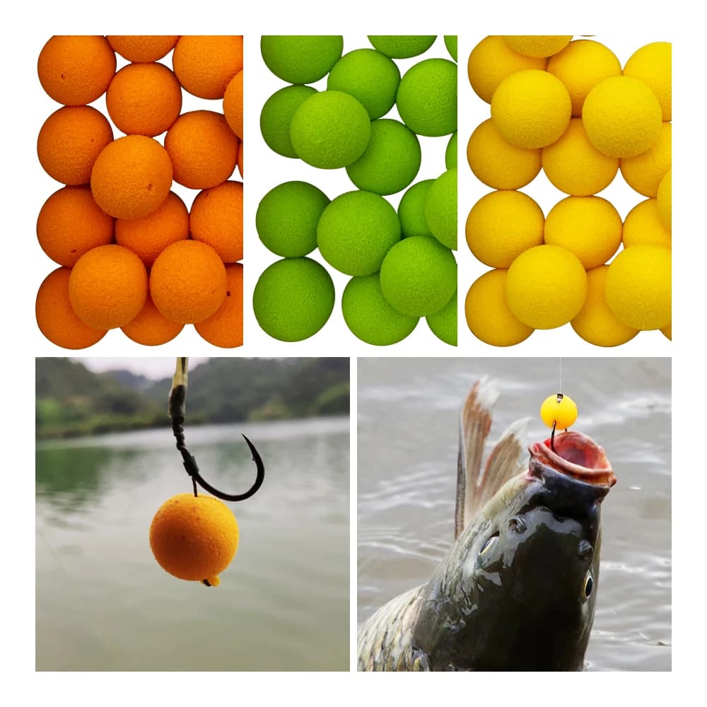 10 Pz/lotto Pesca Alla Carpa Pop Up Boilies Perline Galleggiante EVA Palla Sapore Mainline Esche Esche Multi-susto Pillola Esca