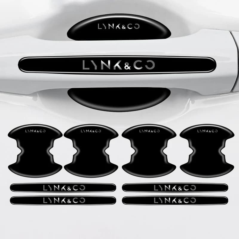 Car Bowl Door Handle Decoration Wall decal Decal Wiper For LYNK CO 01 02 03+ 05 09 PHEV 09 MHEV Interior Auto Accessories