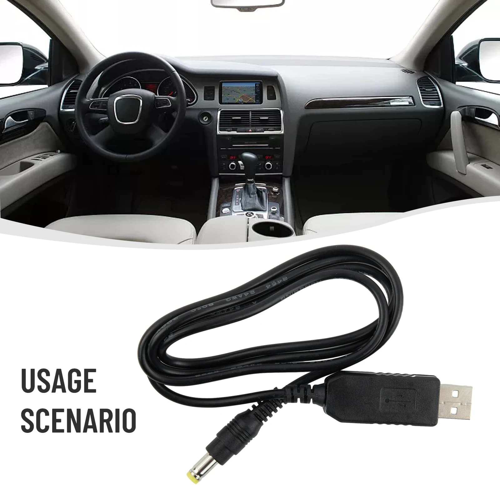 Cavo di ricarica USB per aspirapolvere per auto Twister, cavo R6053, collega dispositivi mobili, computer, accessori per aspirapolvere