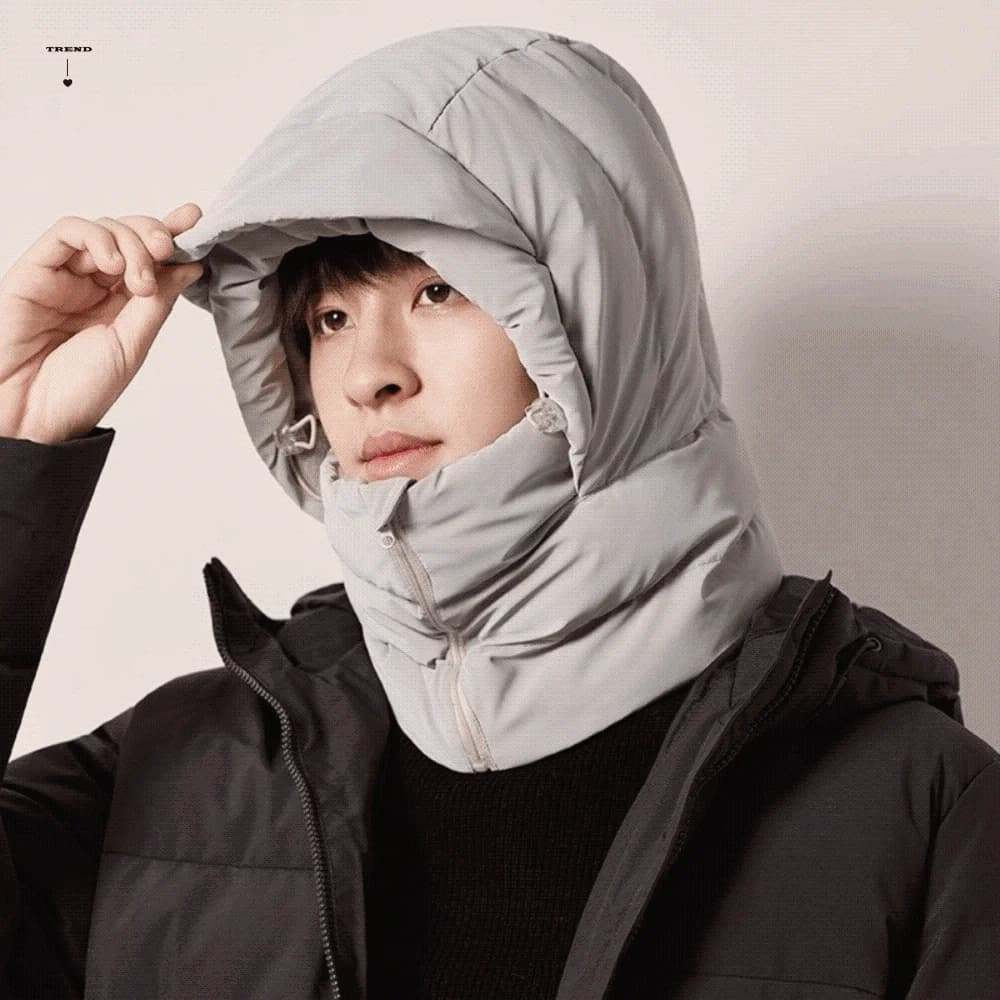 Portable Keep Warm 3-in-1 Winter Cycling Hat Cold Resistant Windproof Warm Scarf Face Mask Velvet Thickened Lei Feng Hat Women