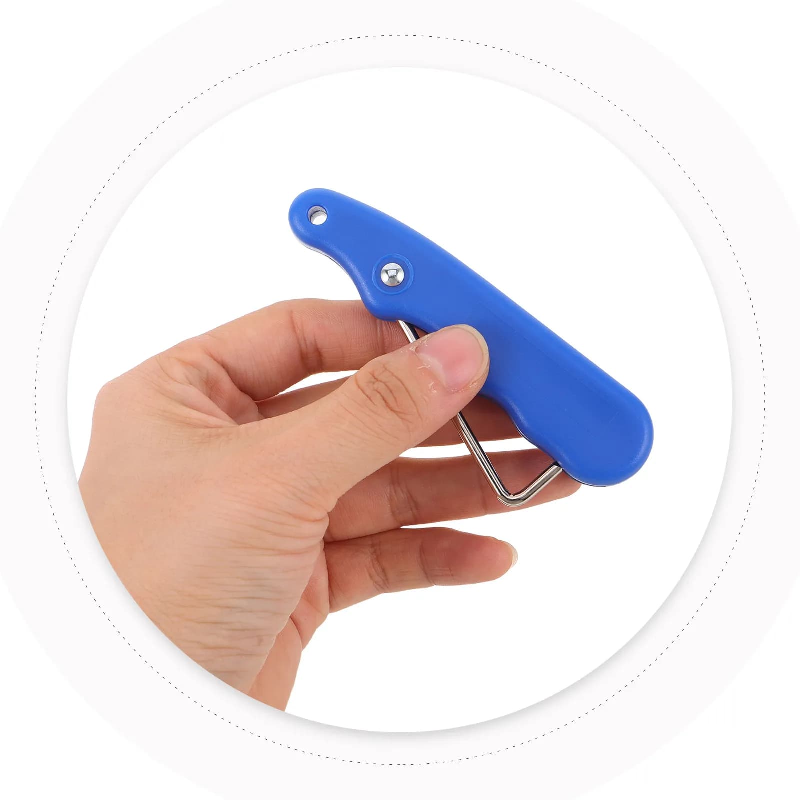 Tendilaccio Pieghevole in Acciaio Inossidabile per Pattini da Ghiaccio e Pattini Artistici - Accessorio per Allacciatura Rapida