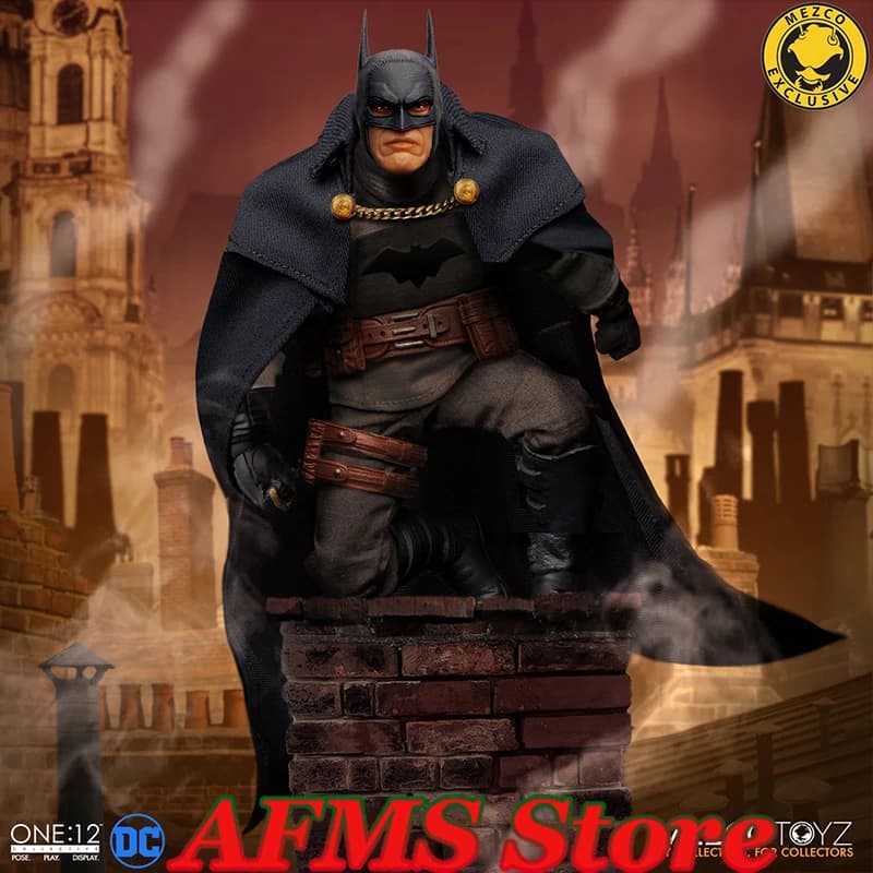 Mezco 1/12 Bilancia Da Collezione Figure Classici Batman Gotham di Gaslight Set Completo 6 Pollici Uomini Soldato Action Figure Modello Bambole