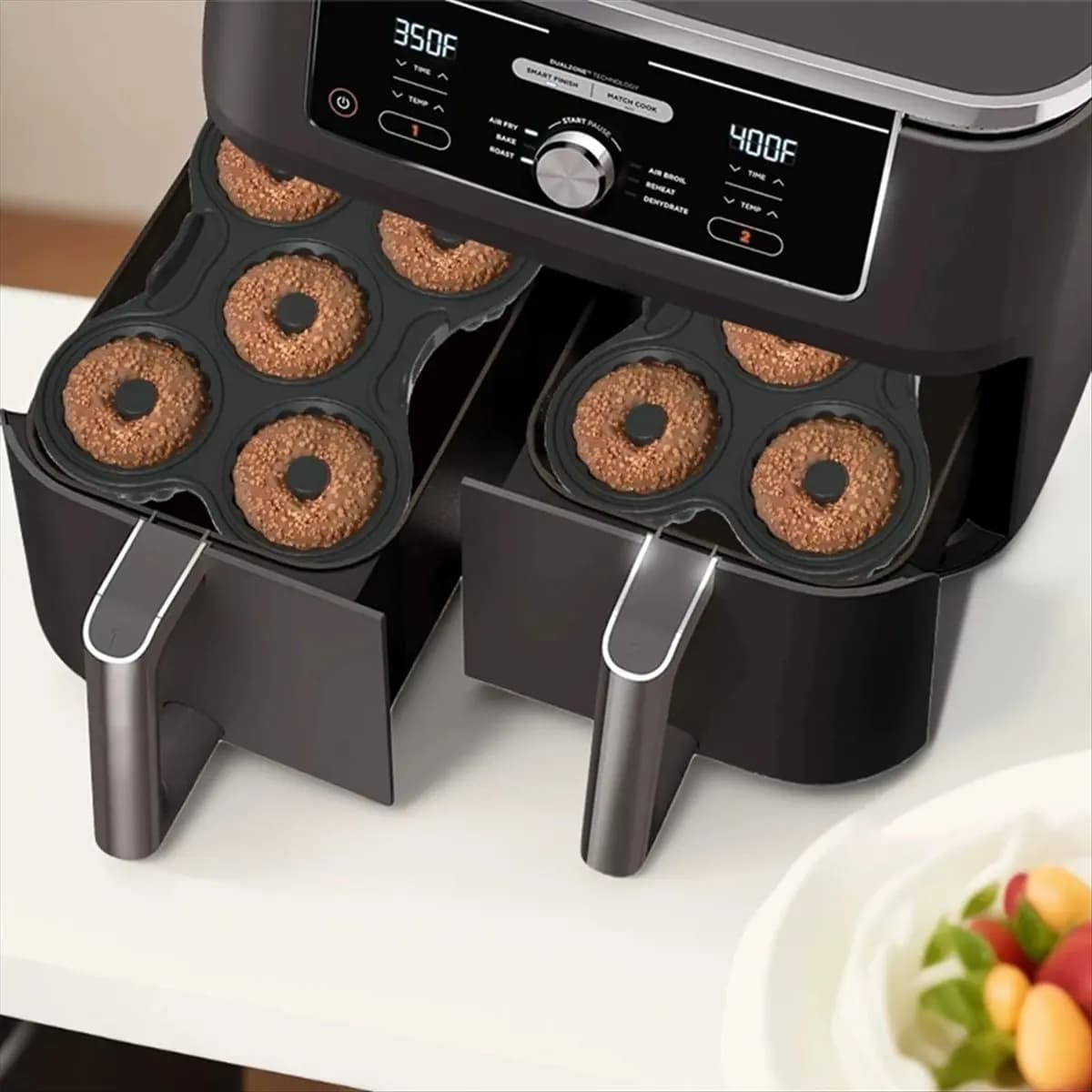 REST Air Friggitrice Ciambella Silicone Canvas Mold for AF400EU AF451EU SL400EU AF500DE and Many Other Air Fryers 1 Pz