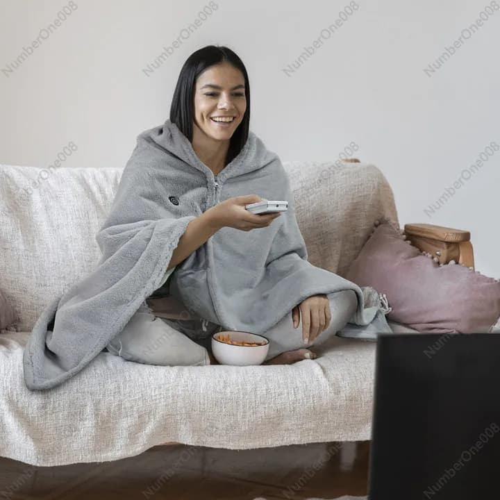 Coperta riscaldante elettrica multifunzionale portatile USB di fascia alta con 8 zone di riscaldamento