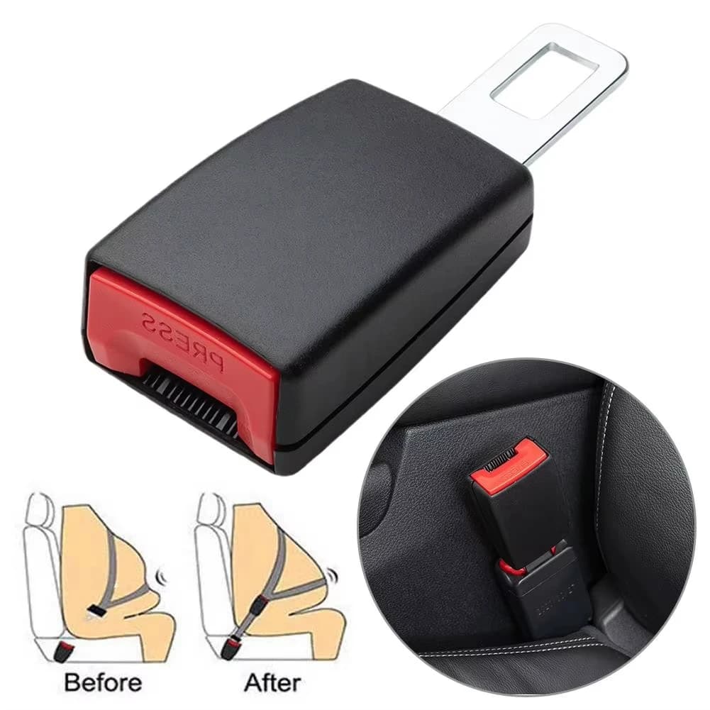 Car Seat Belt Clip Extender Safety Seatbelt Lock Buckle Plug Thick Insert Socket Extender Safety Buckle
