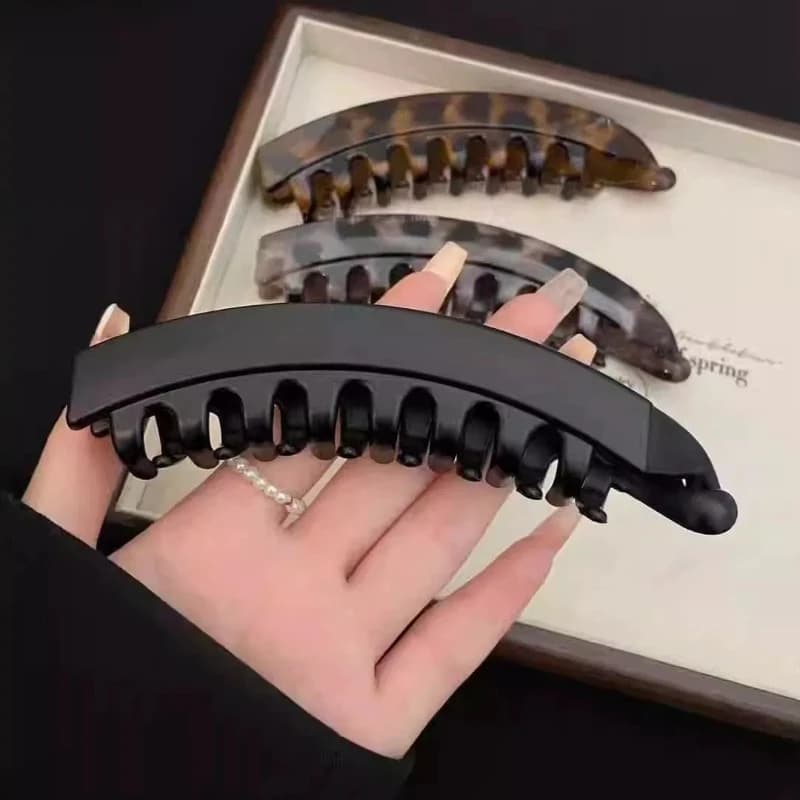 Fermaglio per capelli a forma di pesce con motivo tartaruga, accessorio per capelli da donna, fermacapelli a torsione, fermaglio per coda di cavallo, copricapo