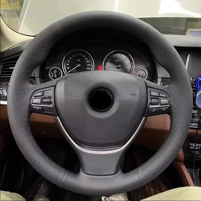Black Non-slip DIY Leather Car Cover for BMW F10 2014 520i 528i 730Li 740Li 750Li Car Accessories