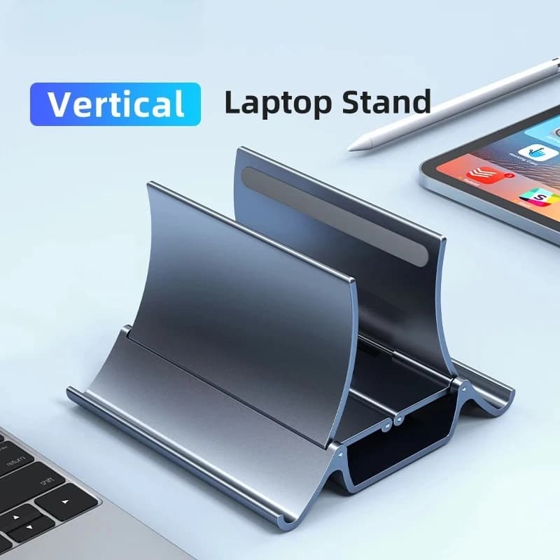 Supporto verticale per laptop, dissipazione del calore, supporto antiscivolo in silicone per MacBook, Surface, iPad, tablet, modello C418