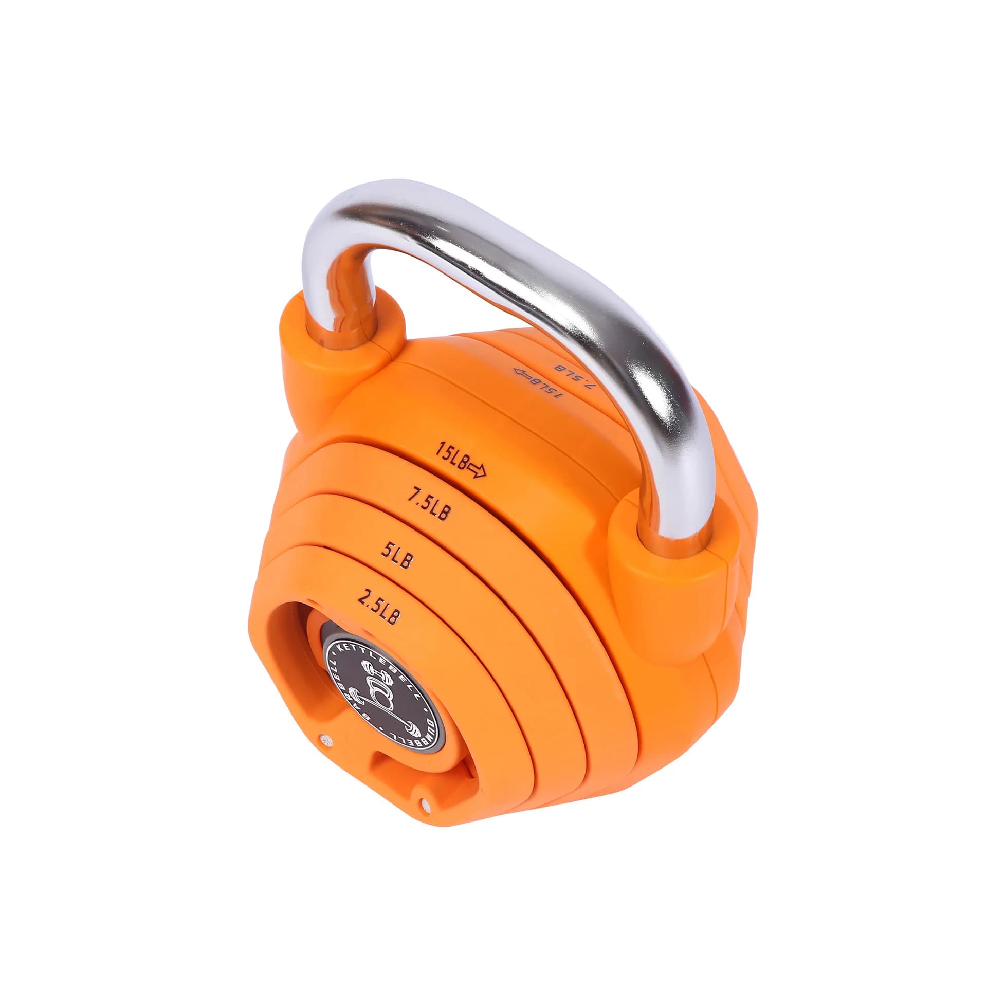 Set 3-in-1 di manubri, kettlebell e bilanciere in ghisa regolabili, personalizzabile, peso 20 kg