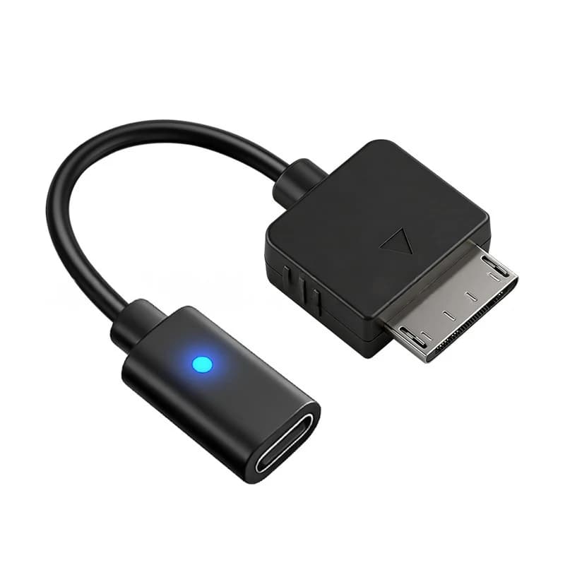 Cavo USB Tipo C per PSP Go, Adattatore di Ricarica e Dati, Cavo Convertitore LED USB-C per Console di Gioco Sony PSP Go, Cavo di Alimentazione
