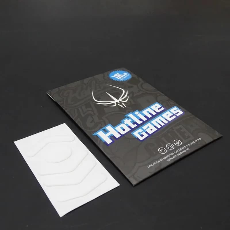 1 confezione Original Hotline Games pattini per Mouse da ghiaccio per Logitech G604 White Arc Design PTFE Mouse scivola piedi spessore 0.75mm