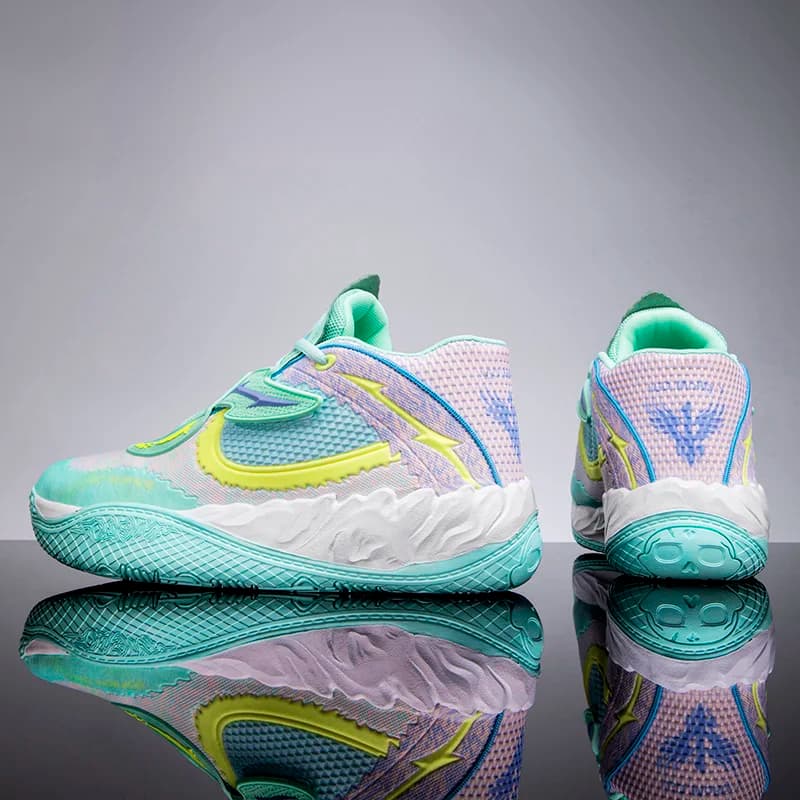 Scarpe da ginnastica da basket atletiche da uomo Ammortizzazione traspirante Scarpe da corsa da allenamento per palestra indossabili antiscivolo per uomo e donna