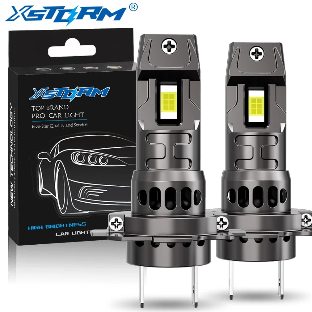 XSTORM H7 LED h7 led Canbus Lampadina per fari Wireless 120W CSP per fari per auto Lampade a diodi automatici H7 Turbo Led 12V 6500K
