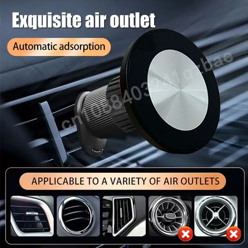 For MagSafe Car Mount Accessories Universal Magnetic Car Phone Holder Parts Suitable for 17mm Ball Head Base Magnet Brackets