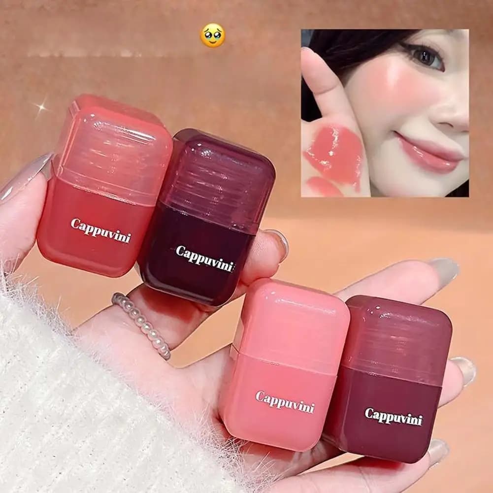 Blush Liquido Coreano Mini Sweet Monochrome, Idratante, Rosa Energetico, Lunga Durata, Facile da Applicare