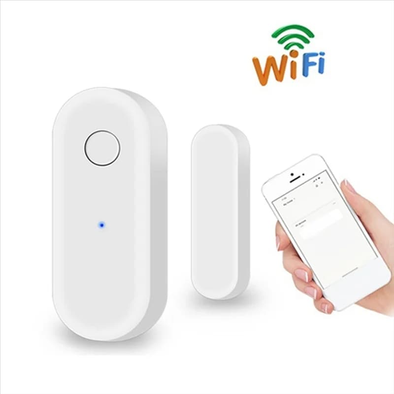 Sensore porta intelligente A25P Sensore finestra wireless WiFi Notifica messaggio in tempo reale compatibile con Alexa Google Assistant