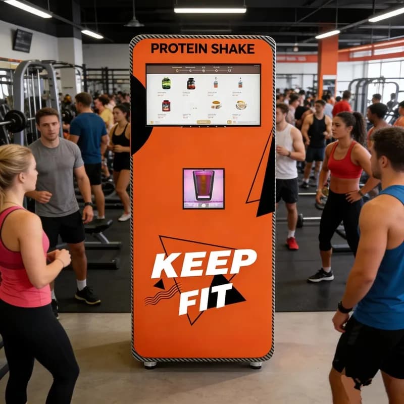 Distributore Automatico OME di Proteine in Polvere per Centri Fitness, Bestseller per il Trattamento dell'Acqua, in grado di Miscelare Indipendentemente Diversi Gusti