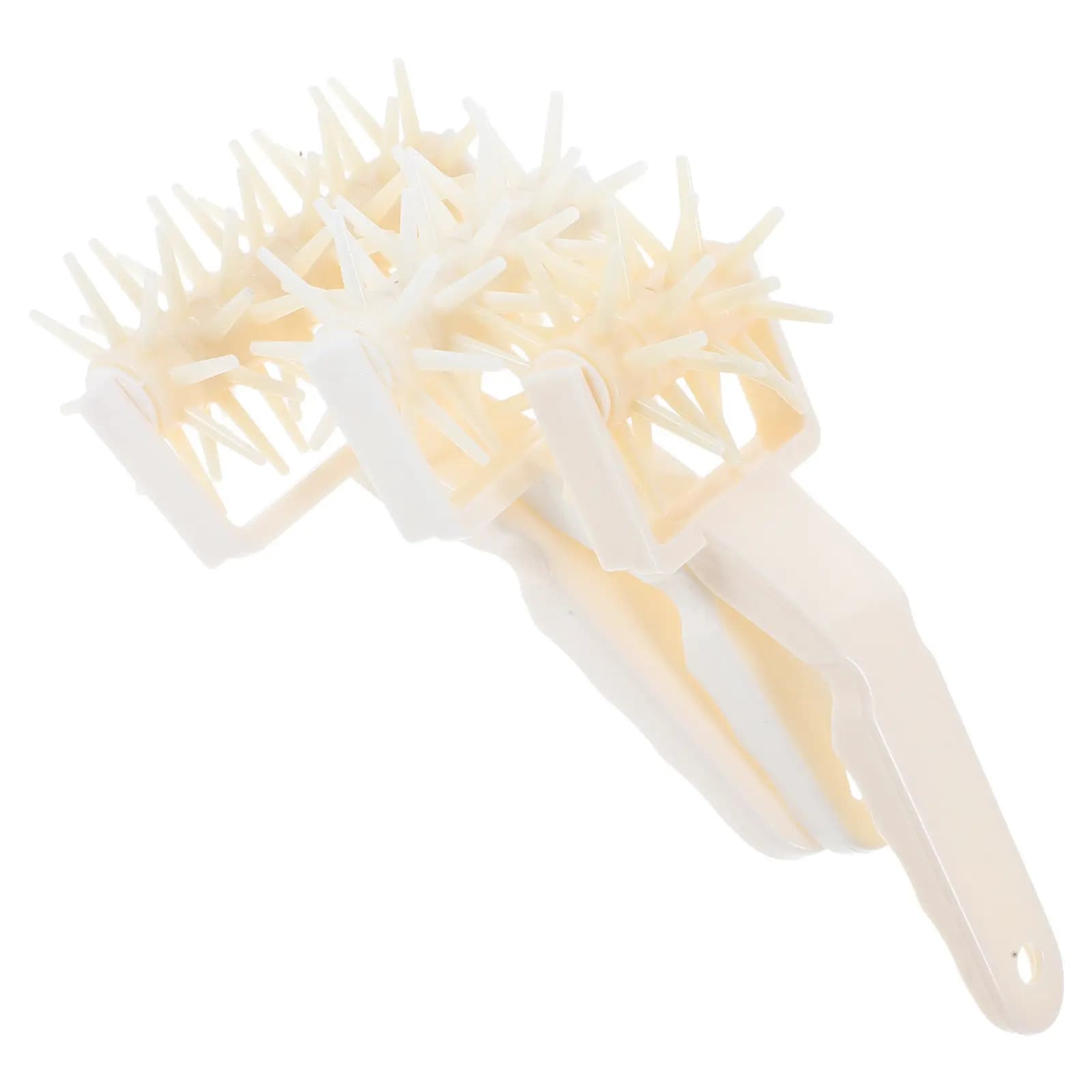 Set di 3 Rulli in Plastica con Punte per Impasto Pizza, Strumento per Rimuovere le Bolle da Pane, Pasticcini, Biscotti, Torte e Noodles