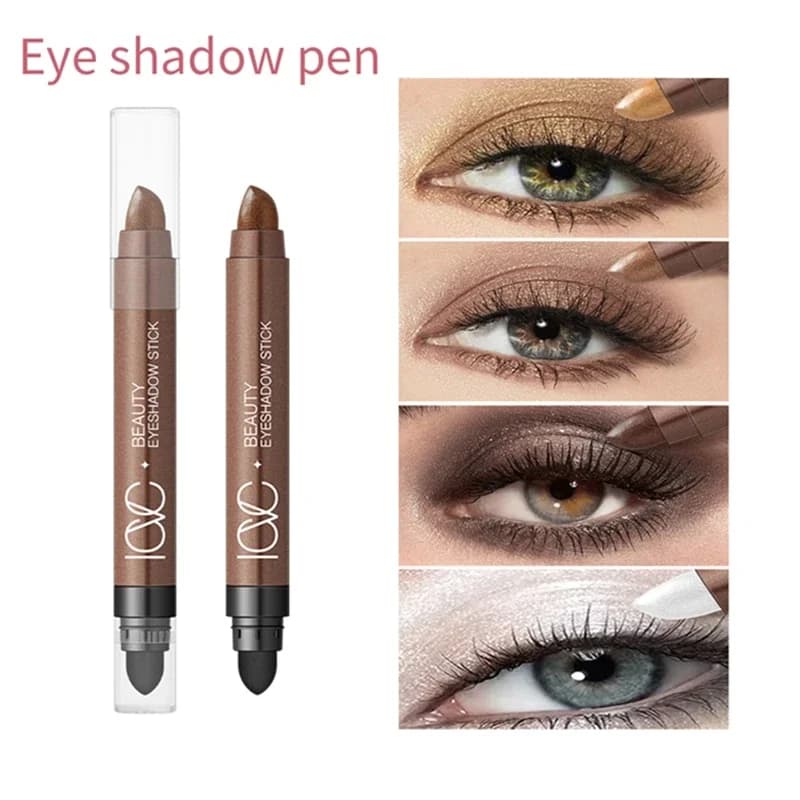 Matite Umbrella Waterproof Double Point, Long Life, Brilliant, Highly Pigmented, Glitter, Brown Neutral, Matita Umbrella for Make-up