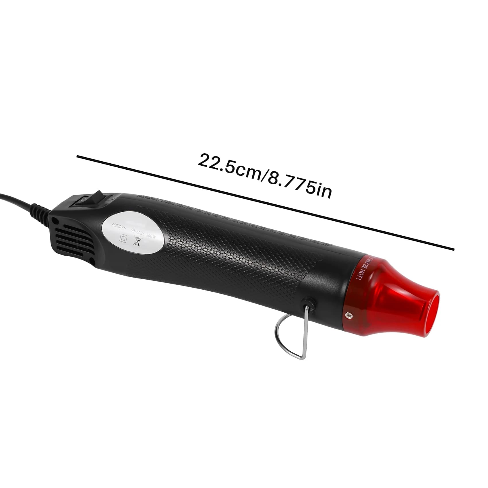 Pistola ad Aria Calda Mini Fai-da-Te ABBN-EU 220V 300W per Avvolgimento, Restringimento Tubi e Asciugatura
