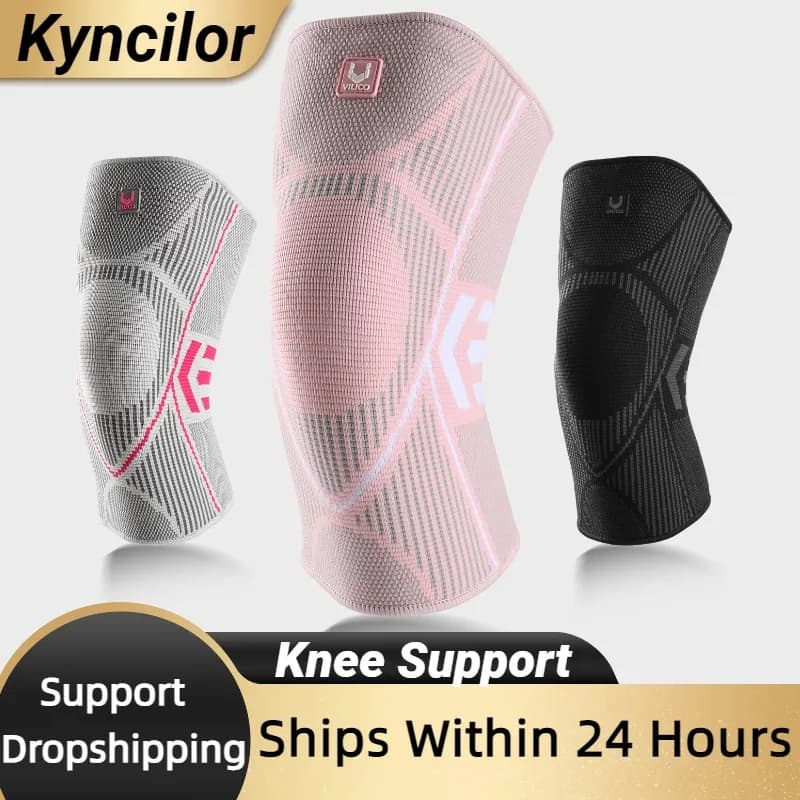 1 pcs support knee braces fitness racing cycling nylon sport compression knee brace sleeve for basketball volleyball