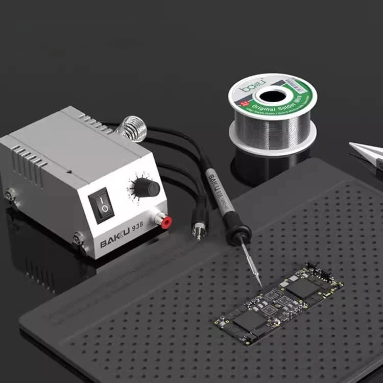 Per tavolo di smontaggio e saldatura BK-938, saldatore elettrico con regolazione della temperatura dello strumento di manutenzione della scheda principale del computer