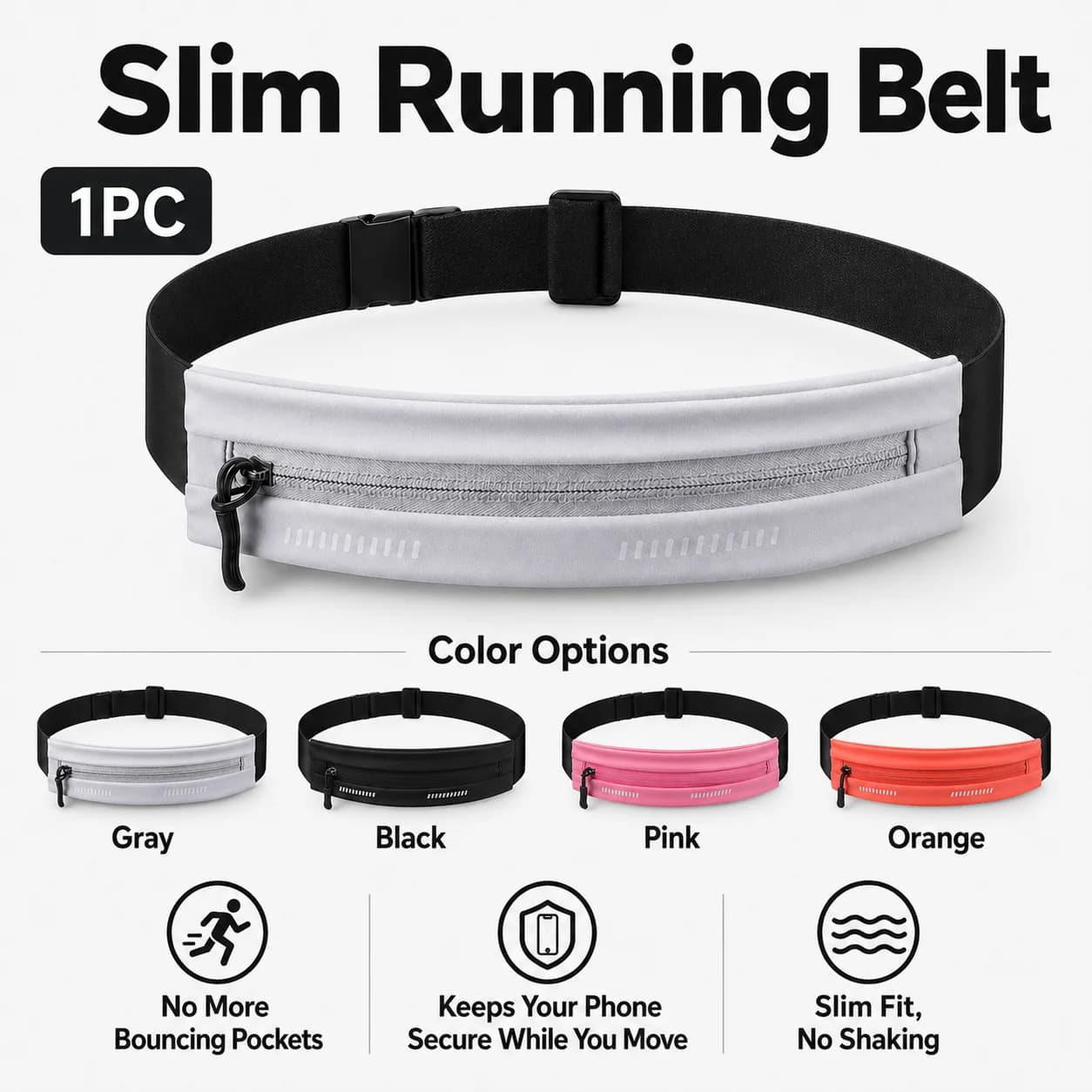 Multifunctional Sports Waist Bag, Durable Nylon Crossbody Bag, Adjustable Strap, Zipper, Foldable Design running backpack gym bag running vest running belt