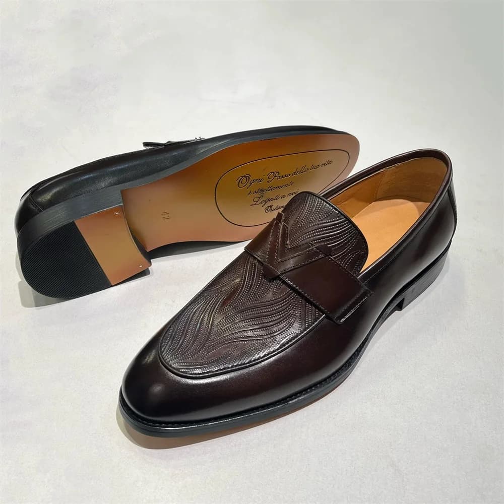 Scarpe casual di lusso con cinturino monaco da uomo in pelle di mucca con stampa coccodrillo mocassini slip-on scarpe eleganti da cerimonia per la festa di nozze