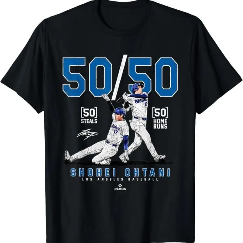 Ohtani 50 Club Legend Shohei Los Angeles MLBPA T Shirt