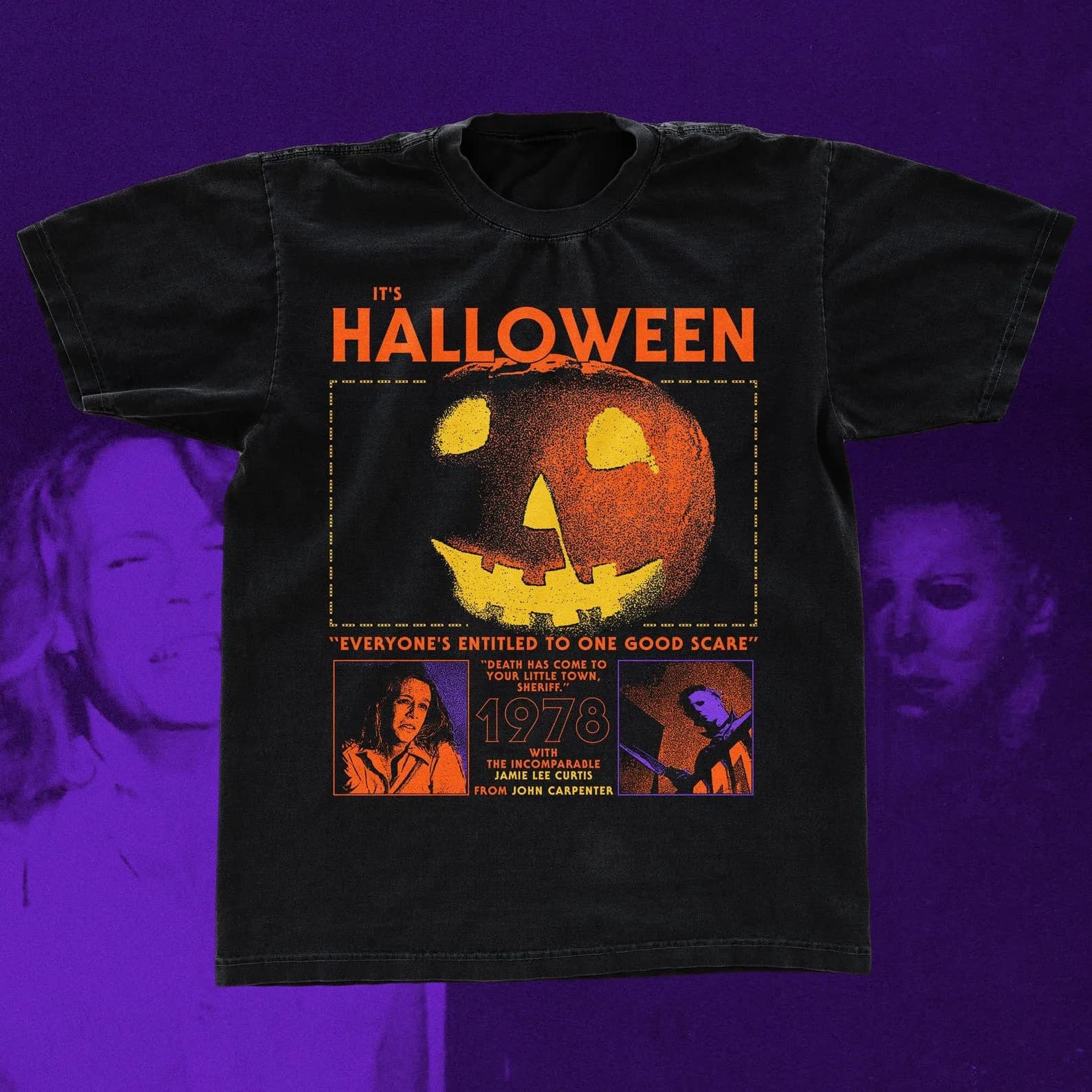 T-shirt Halloween 1978 Michael Myers John Carpenter Slasher Horror Maglietta unisex