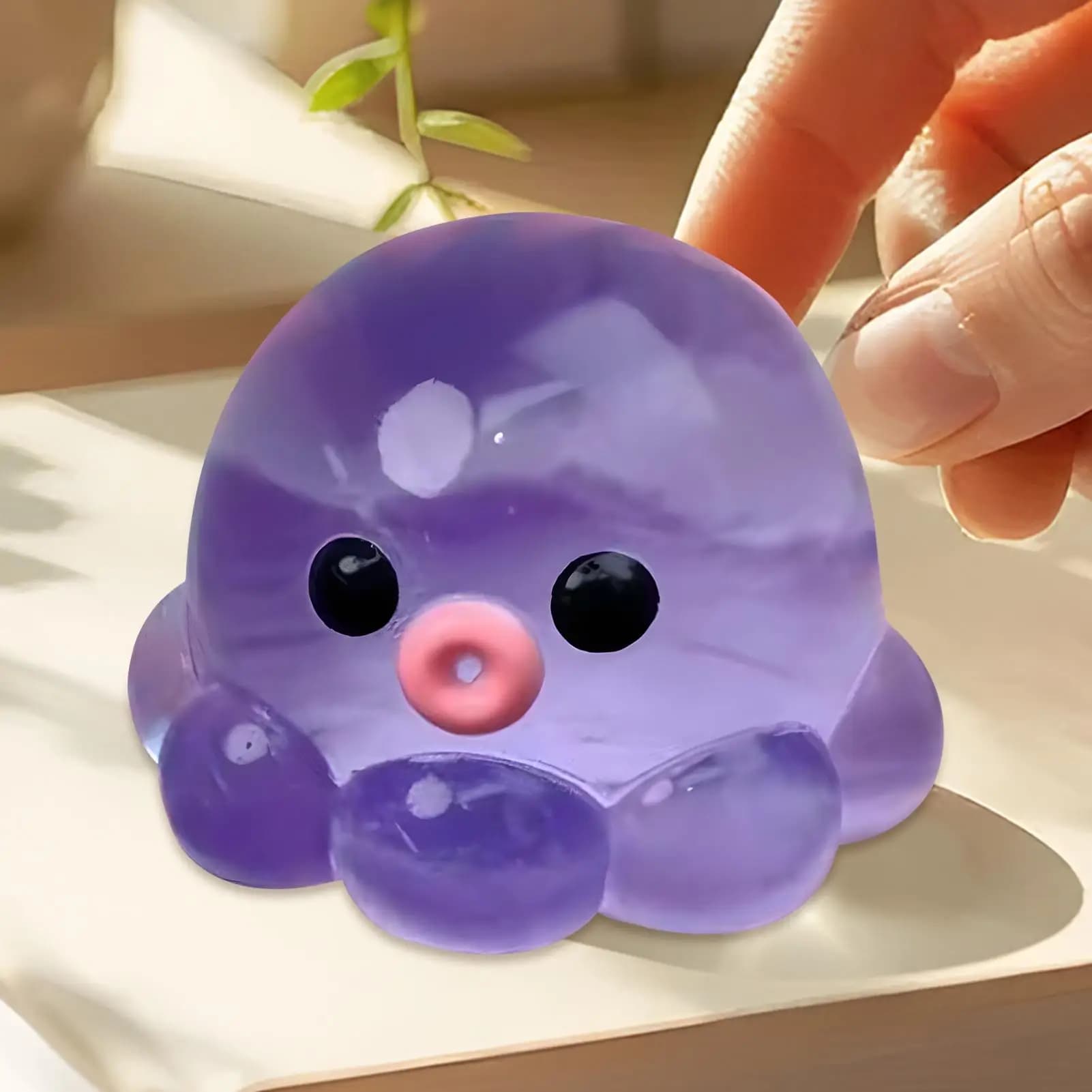 Homemade Bubble Octopus Squeeze Toy for Relax Fun Party Birthday Gift Slow Rebound TPR Portable Interactive Sensory Game Toys