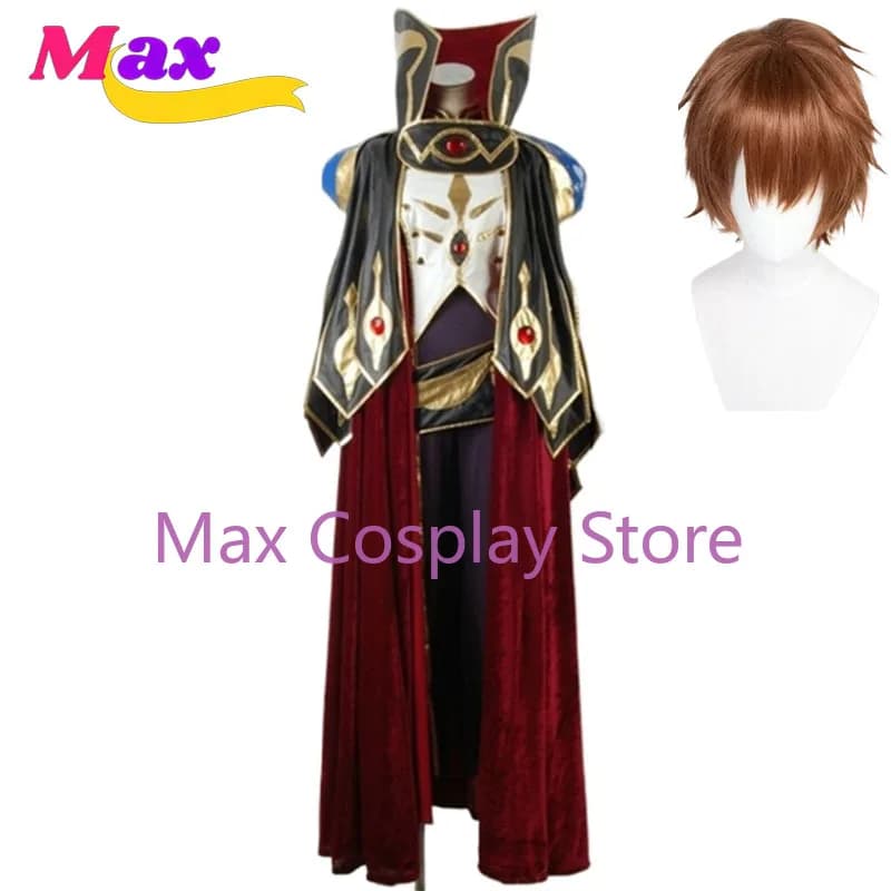 Max Cos R2 Knight of Zero Suzaku Kururugi Cosplay Costume Customized size