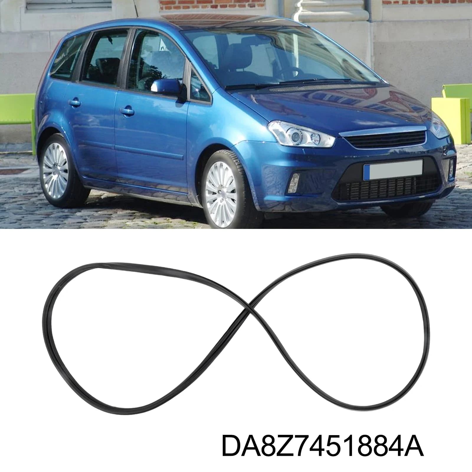 Guarnizione della copertura del tetto apribile Guarnizione di ricambio per Ford Per Focus MK2 MK3 2008 2018 OEM Striscia di tenuta in gomma DA8Z 7451884 A