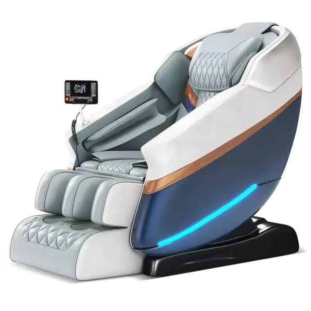 Schermo LCD completamente automatico e intelligente, divano di lusso, poltrona massaggiante, per schiena, collo e gambe, design a capsula salvaspazio, pieghevole