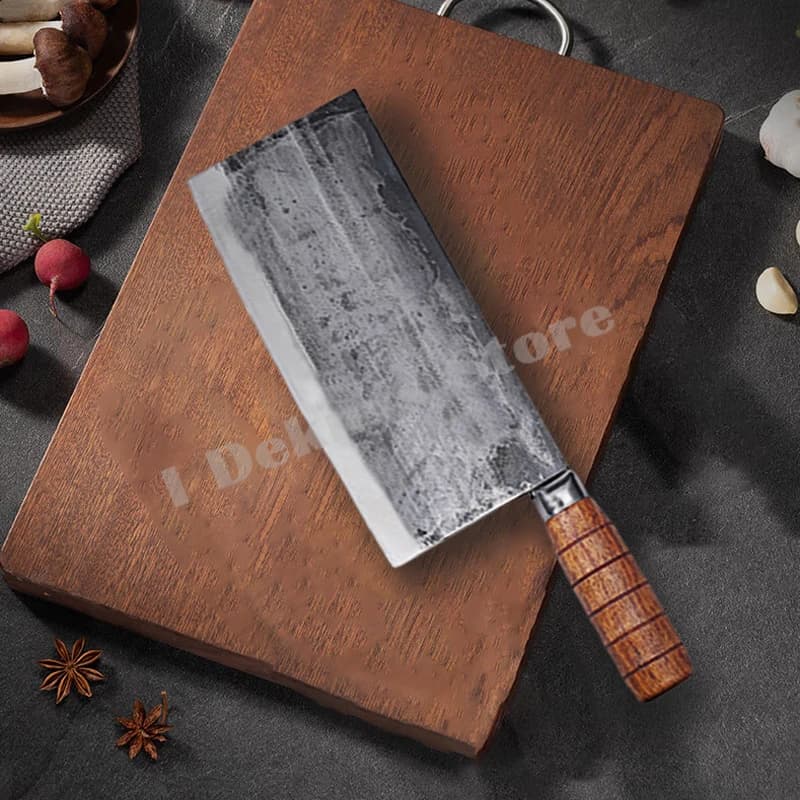 Professional kitchen knives Steel butcher knives 40cr13 forged by hand Slice meat Bone Japanese chef knife