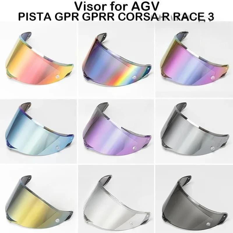Visiera per Casco Moto per AGV PISTA GPR GPRR CORSA R RACE 3 Casco scudo protezione Uv parabrezza Casco Moto accessori