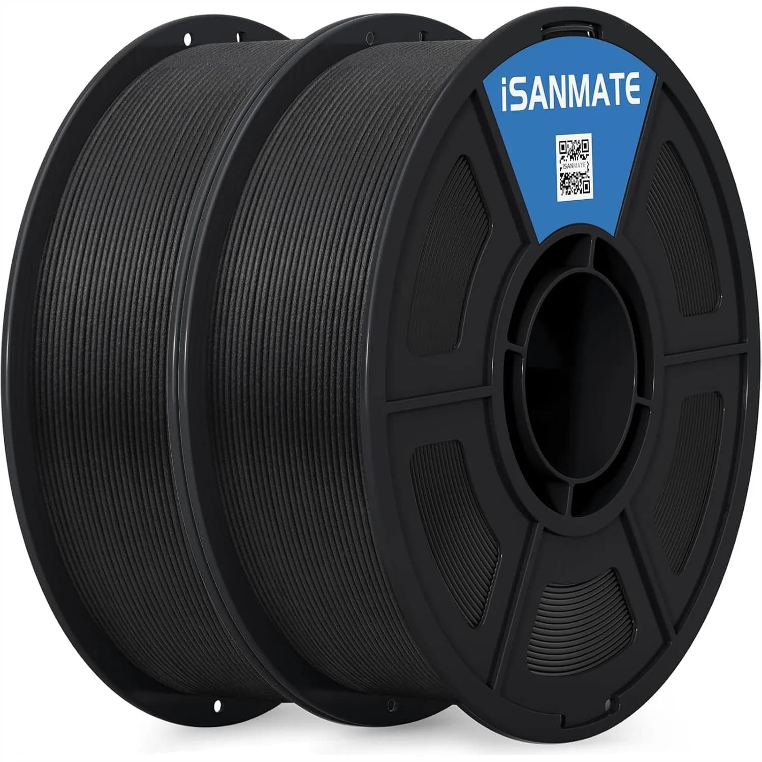 Filamento ASA in Fibra di Carbonio 1.75mm, Resistente ai Raggi UV, per Parti Funzionali da Esterno, 1 kg X 2 (Nero + Nero)