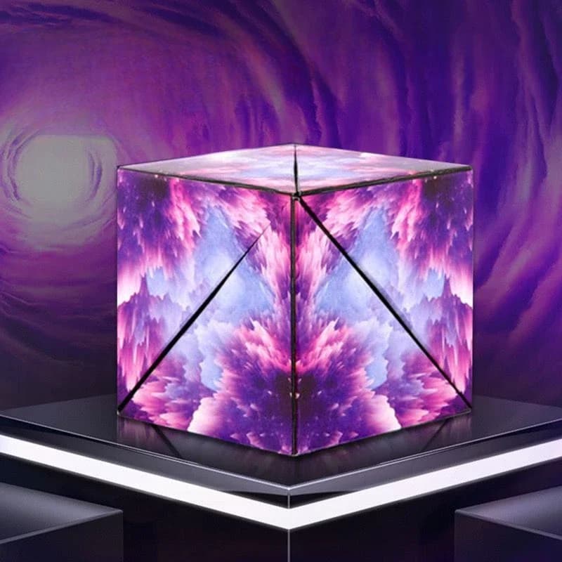 Nuova varietà cubo magico magnetico intercambiabile geometrico Anti Stress 3D Flip Puzzle Cube Kids antistress Fidget Toy