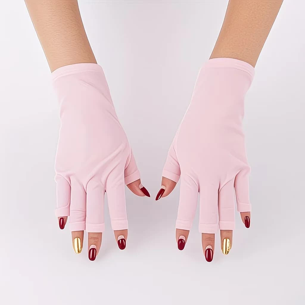 Hand Spa Gloves with Open Fins, Hydrating, Manicure Protection, Sleep Mask